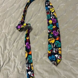 Warner Bros. Looney Tunes Black and Yellow Necktie
